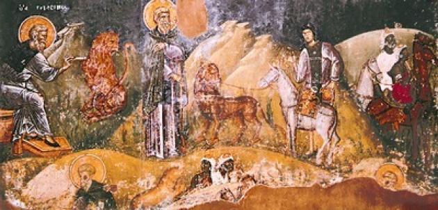 Фреска церкви Святого Николая Орфаноса