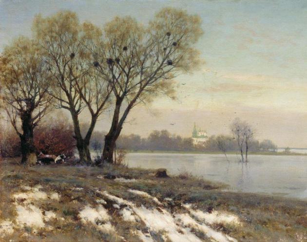 Крыжицкий Константин Яковлевич (1858-1911). Ранняя весна. 1904