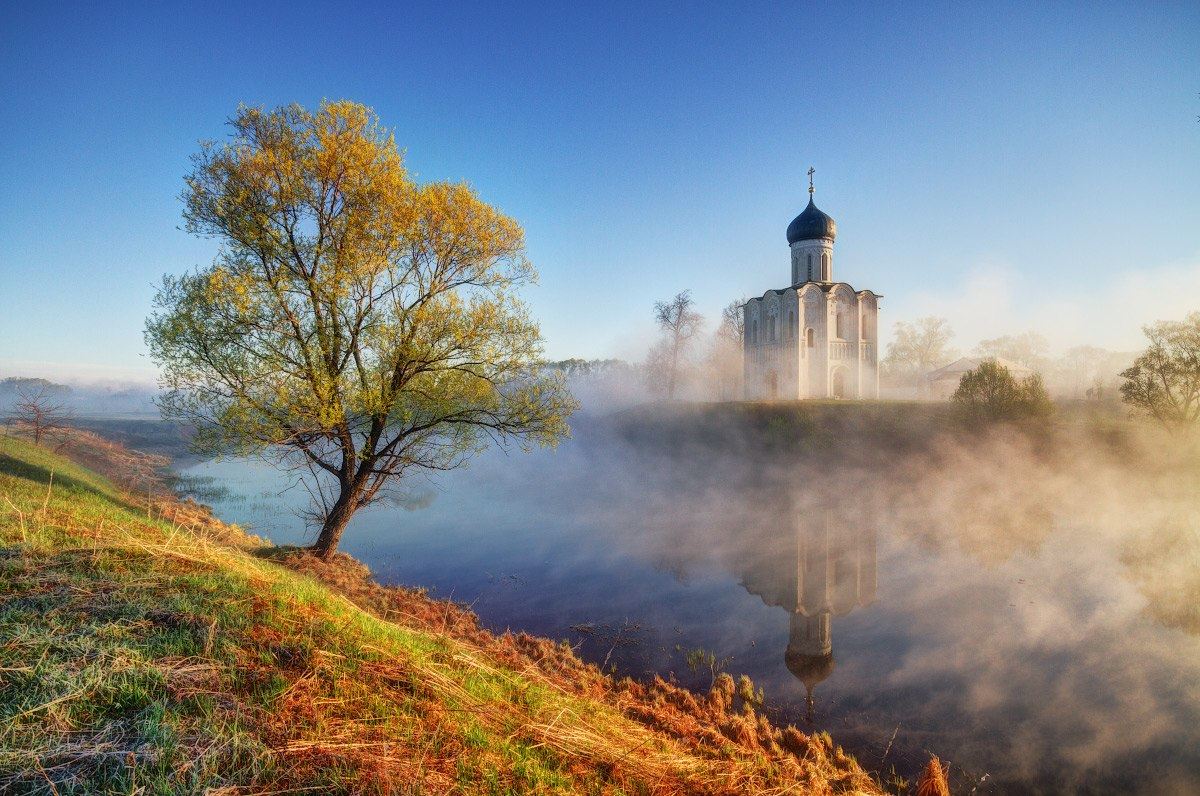 Картинка Кульдур осень Церковь