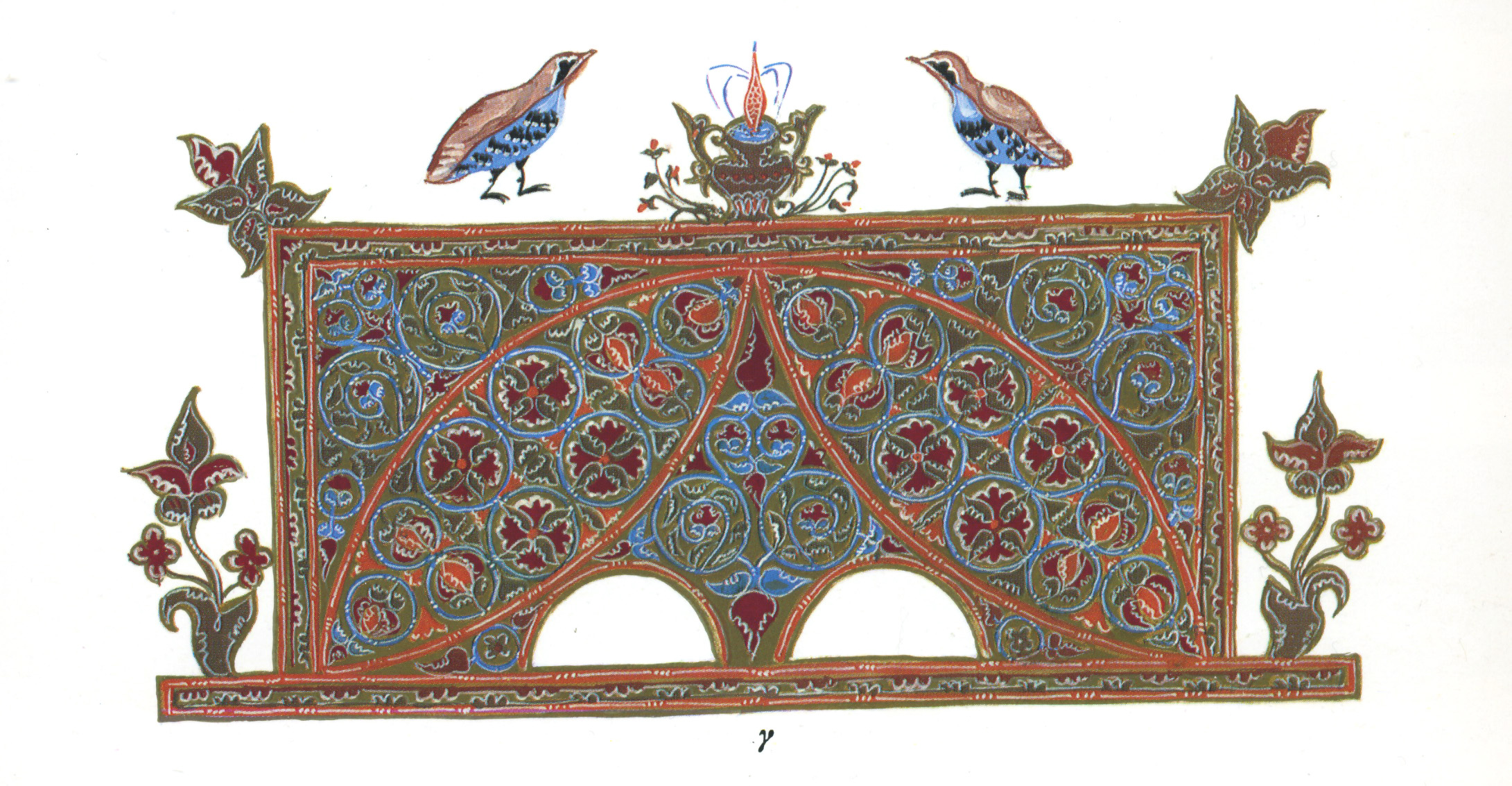 Византийский орнаменту Лилетта
