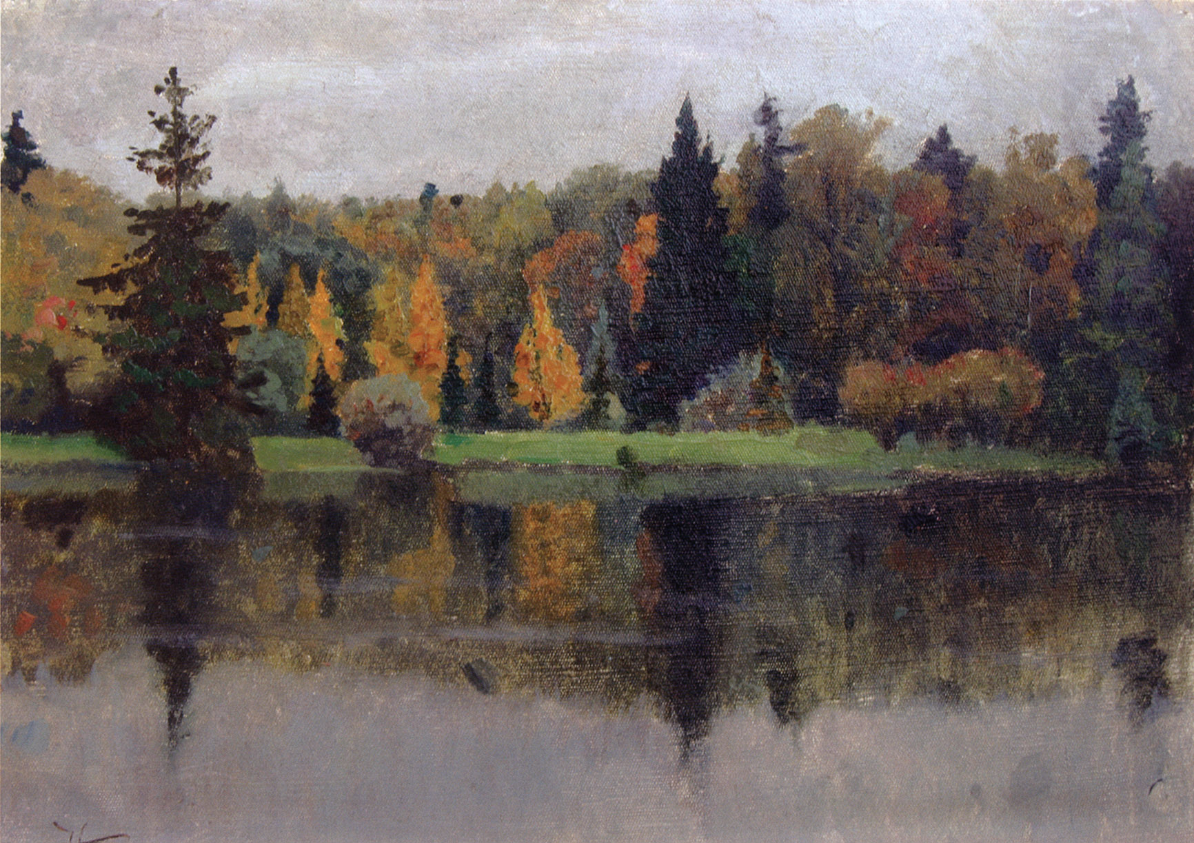 Михаил Нестеров. Осенний пейзаж. 1906.