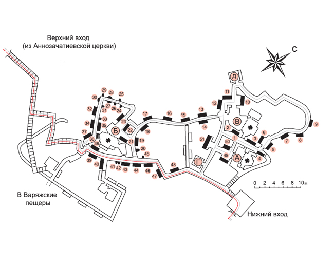 Псково печерский монастырь схема