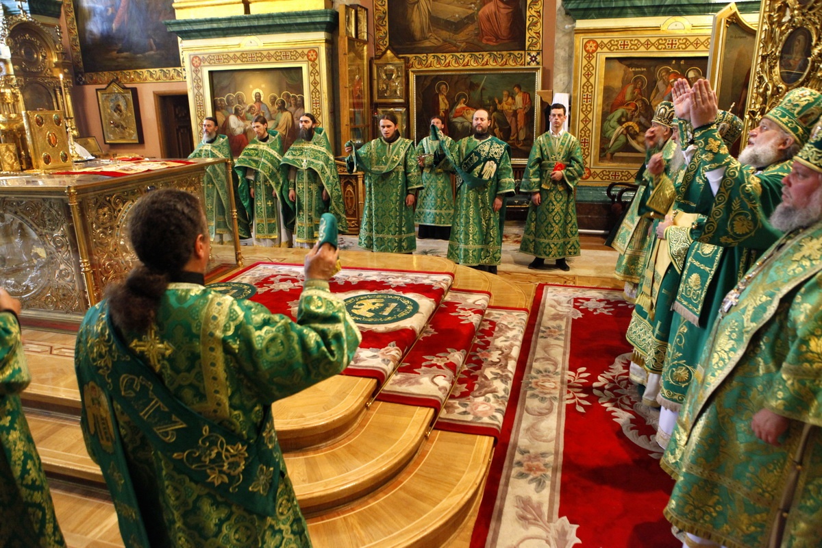 В храме Почаевская Лавра