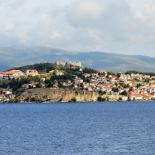 Вид на Охрид с Охридского озера